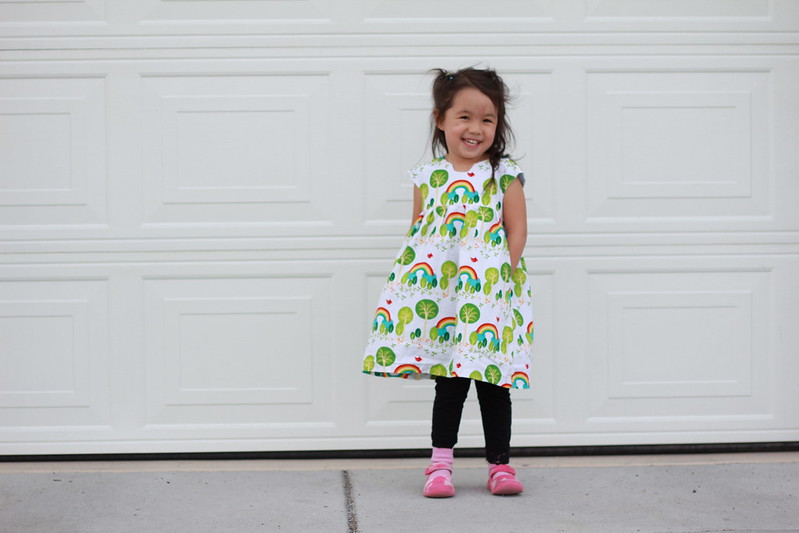 geranium dress (pattern by made by rae) by replicate then deviate