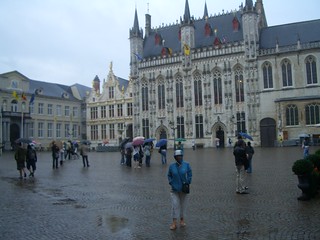 Town Hall Burg Square Brugge
