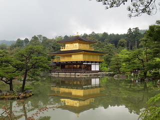 Kinkakuji golden pavilion