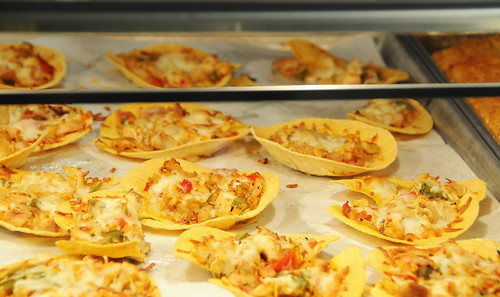 Chicken tostadas were one of the many foods featured at the event. The tostadas were made using USDA Chicken Fajita Meat. Photo by Hakim Fobia, AMS