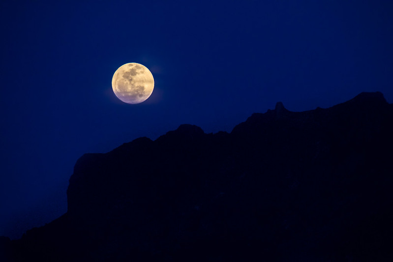 Full Moon Over Signal Peak