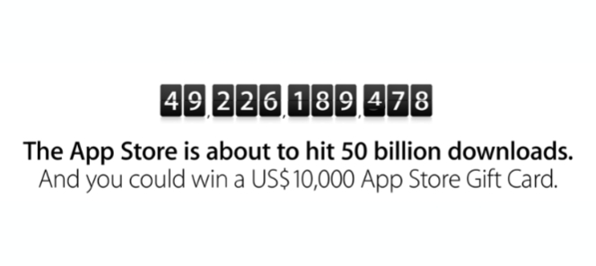 50 miliardów pobrań aplikacji w App Store już blisko