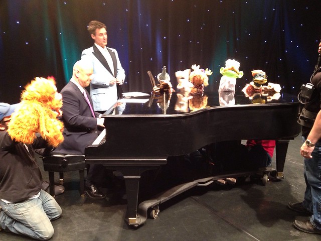 Noah Ginex Puppet Company in rehearsal and on the WGN Morning News