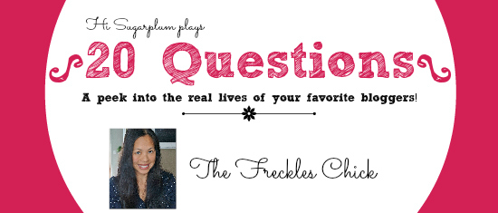 20 Question - Freckles
