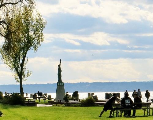 Alki Beach Statue of Liberty