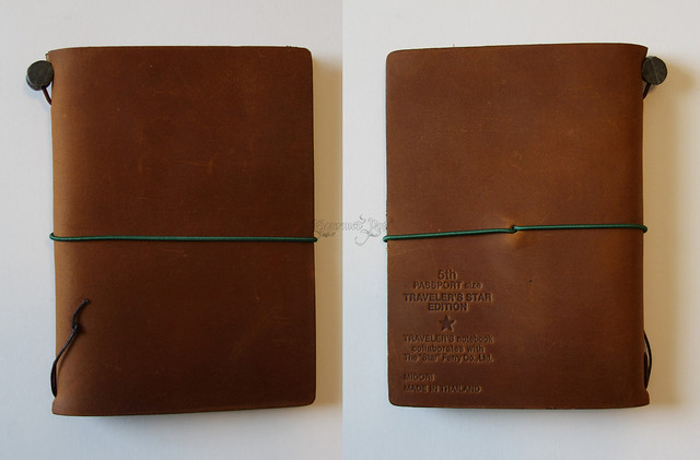 Midori Star Notebook Front & Back