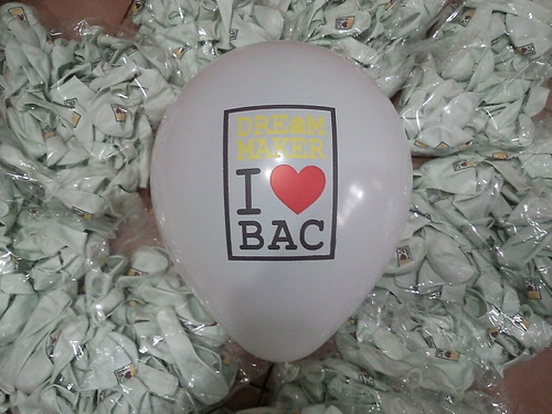 豆豆氣球, 客製化廣告印刷氣球, 三色印刷, DREAM MAKER I Love BAC