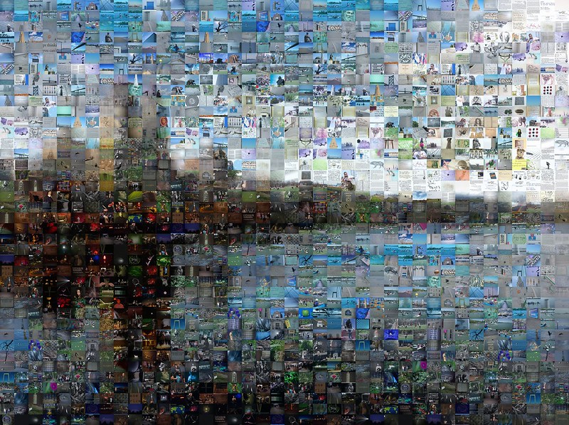 Mobile learning mosaic of Central Park, New York