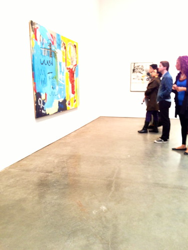 At the Jean-Michel Basquiat show, Gagosian Gallery