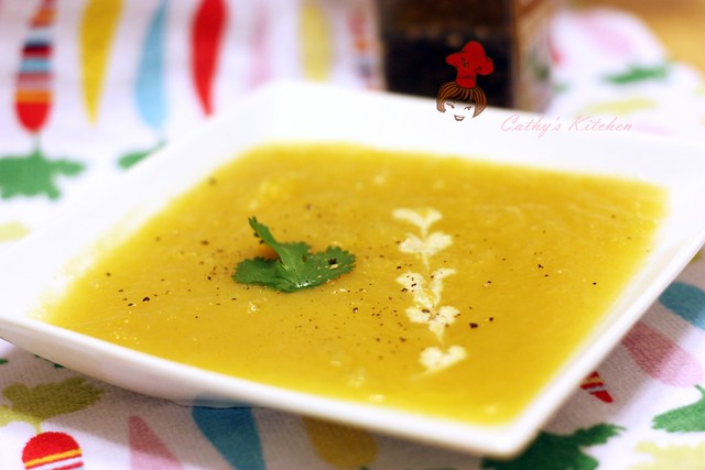 美式奶油瓜濃湯 Butter Squash Soup 3 (2)