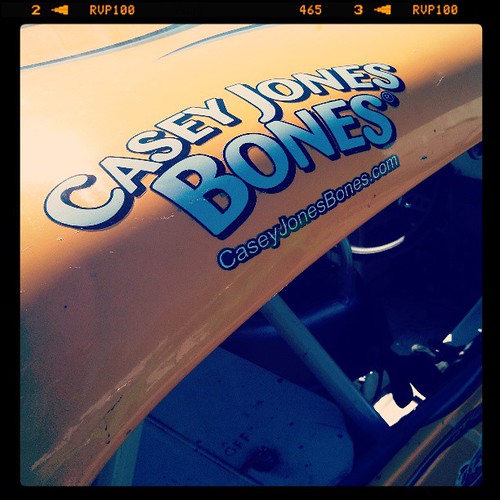 Welcome #CaseyJonesBones on the #8 #dogtreats #uslegends #racecar #racing