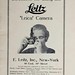 Directions for using the Leitz Leica Camera