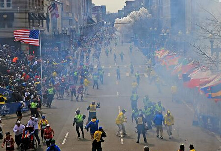 Boston marathon bomb