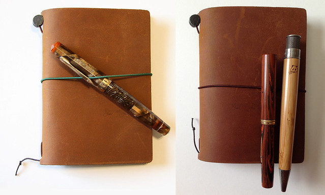 Midori STAR Traveler's Notebook With Pens