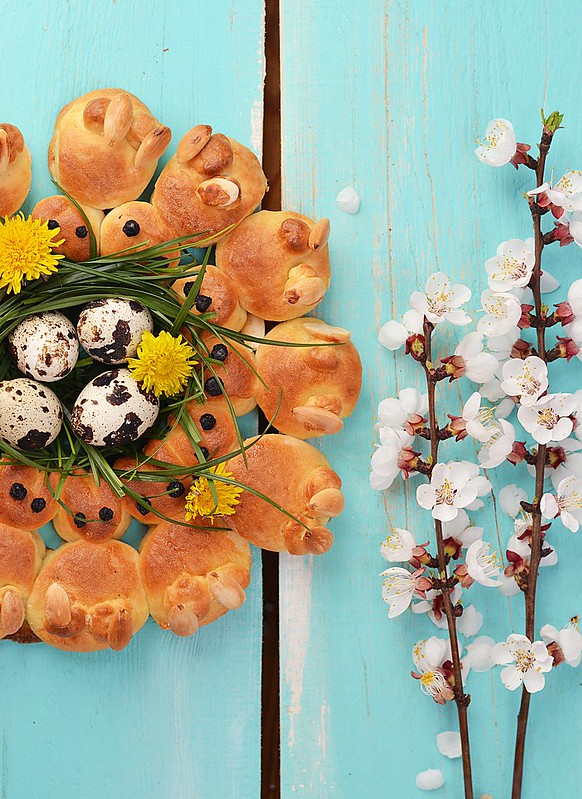 Пасхальный заячий хоровод Easter bunny buns