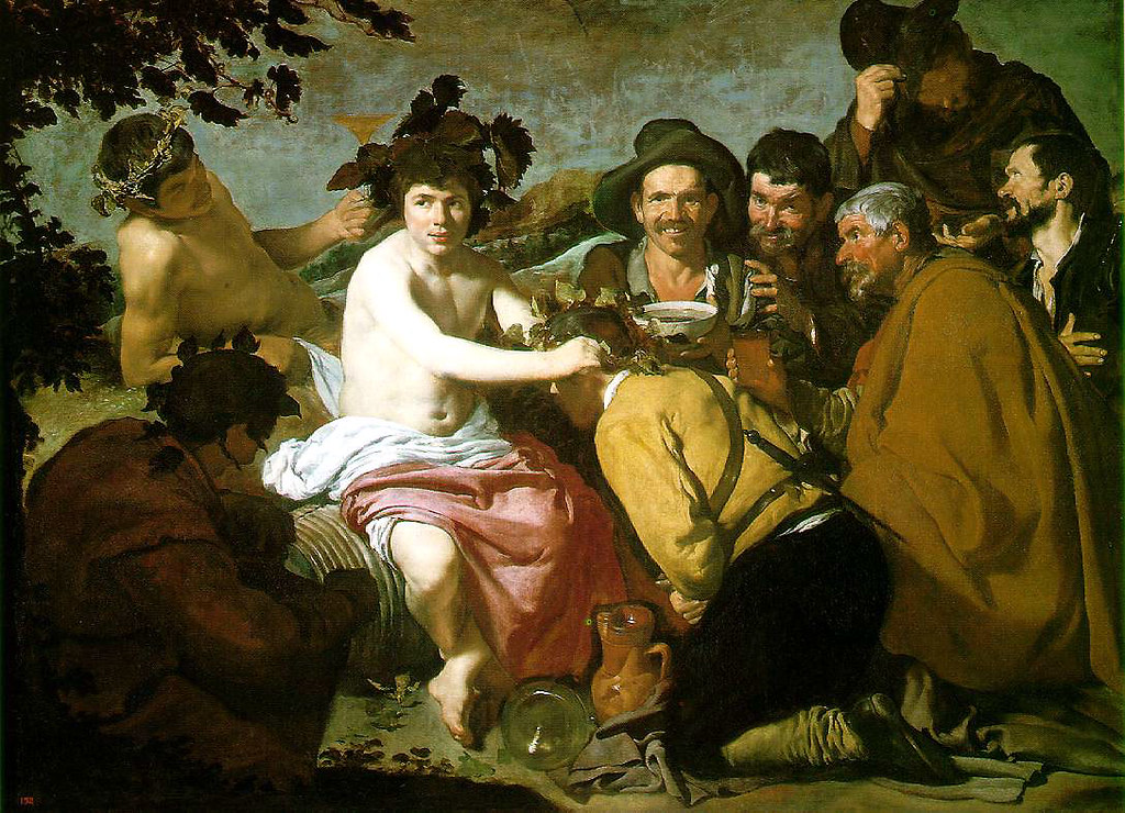 El triunfo de Baco. Óleo sobre lienzo. Diego Velázquez, 1629