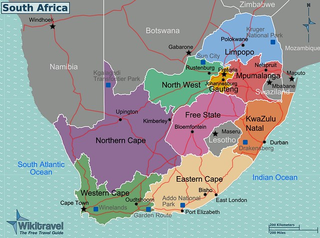 Map of SA