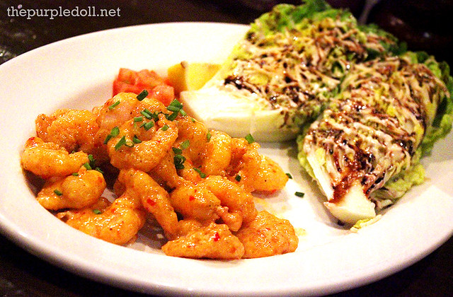 Crispy Shrimp Caesar Salad P499