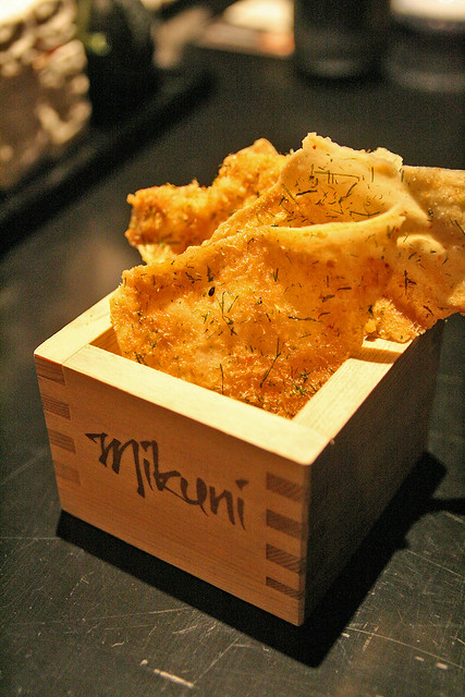 Special seafood crackers made inhouse