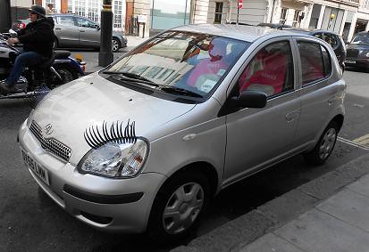 Girlish car in London