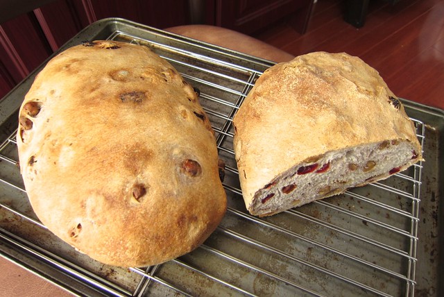 201304 walnut raisin cranberries bread with premiere moisson white flour 2
