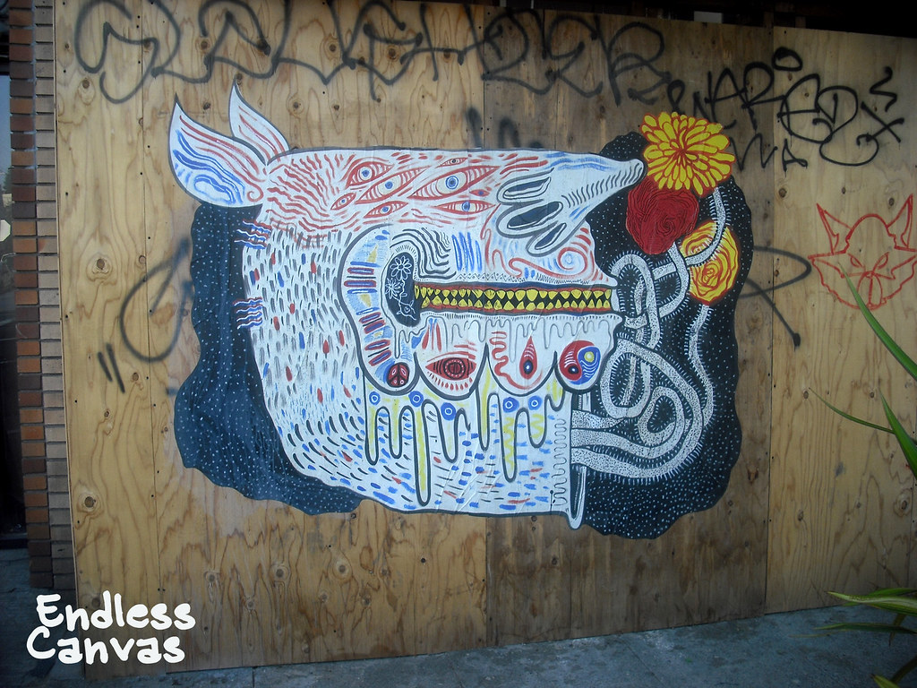 Just Because paste up - Oakland, Ca