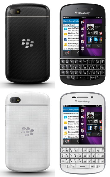 BlackBerry Q10 - black & white