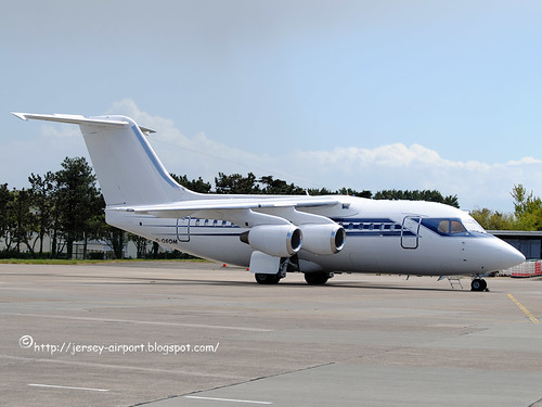 G-OFOM British Aerospace 146-100 by Jersey Airport Photography