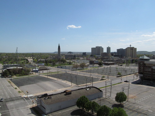 Tulsa Community College, Boston Avenue Methodist, 1st Methodist's contributions to Tulsa's parking crater (SX002813)