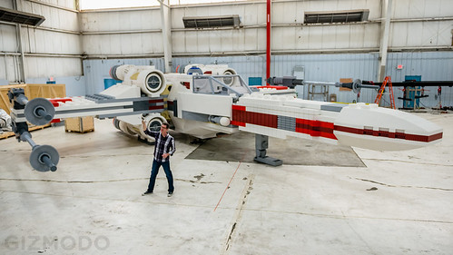 Life-sized LEGO Star Wars X-wing Starfighter