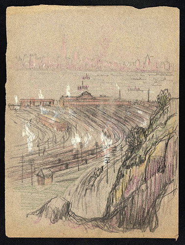 009- Weehawken New York-1909- Joseph Pennell-Library of Congress
