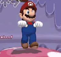 Mario szaleje na parkiecie