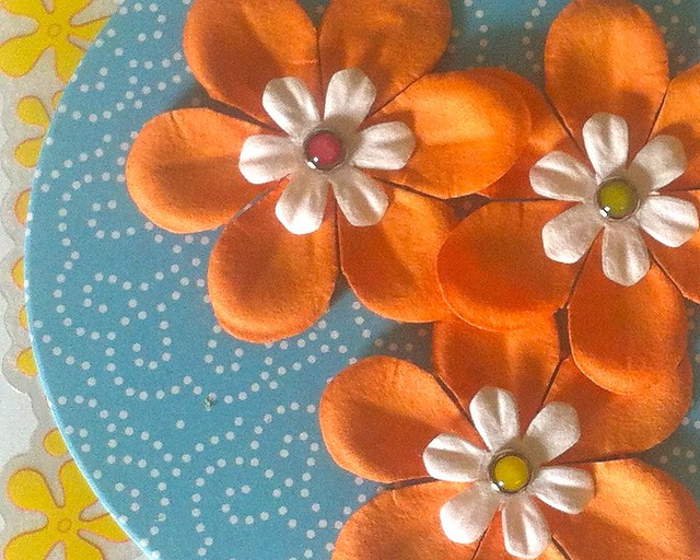 Close-up of flower embellishment