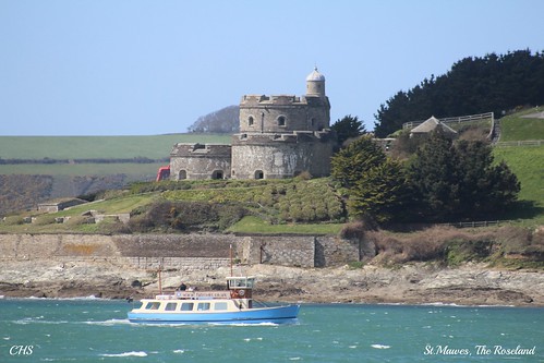 Roseland Walk - 18th April 2013 - St.Mawes Castle and Ferry by Stocker Images