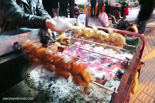 nanning street food grilled chicken