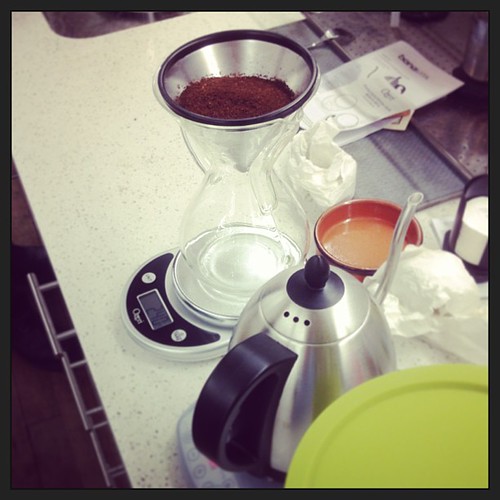 Our new coffee toys @bitly! #chemex...
