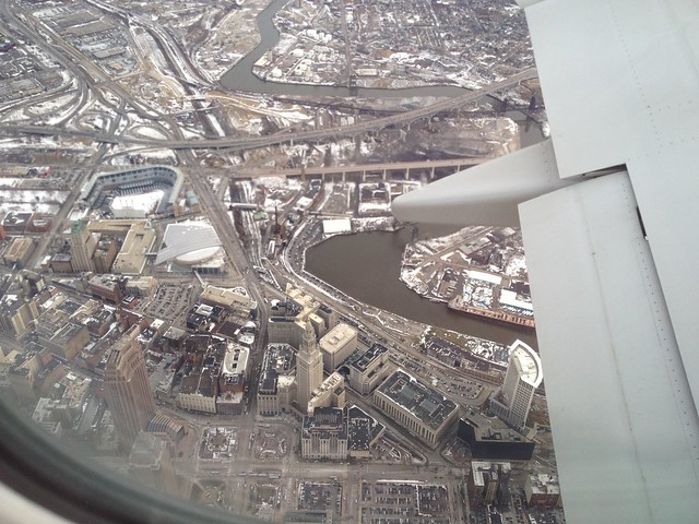 Cleveland from the sky