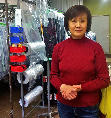 Korean laundress  wary yet hopeful about Koreas