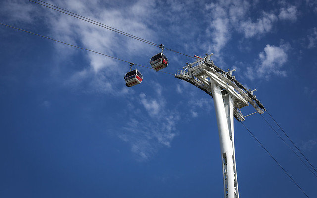 Cable Cars Over The Thames
