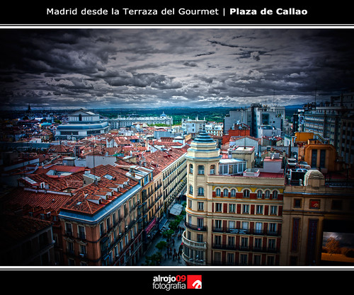 Madrid desde la terraza del Gourmet by alrojo09