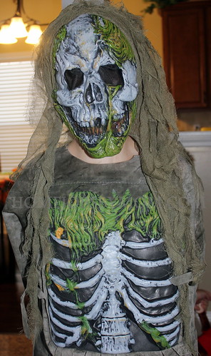 skeleton zombie costume