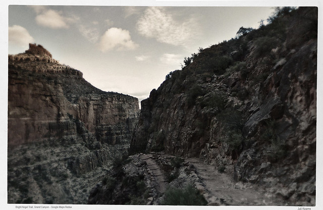 Bright Angel Trail, Grand Canyon - Google Maps Redux