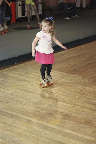First time at the Skating Rink with Cheyenne