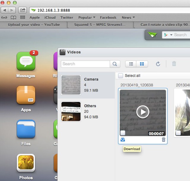 AirDroid Video Transfer
