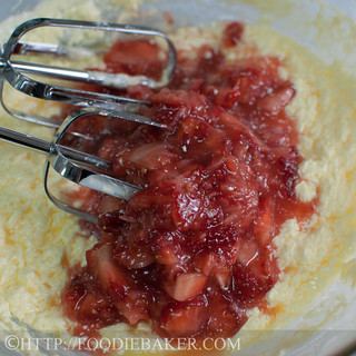 real, mashed strawberries!
