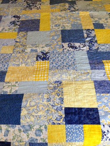 C's Blue/Yellow quilt