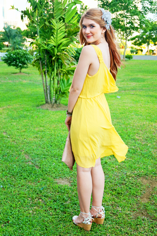Yellow dress for Summer