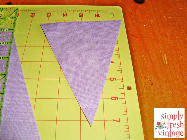 Quick & Easy Bunting ... Step 6