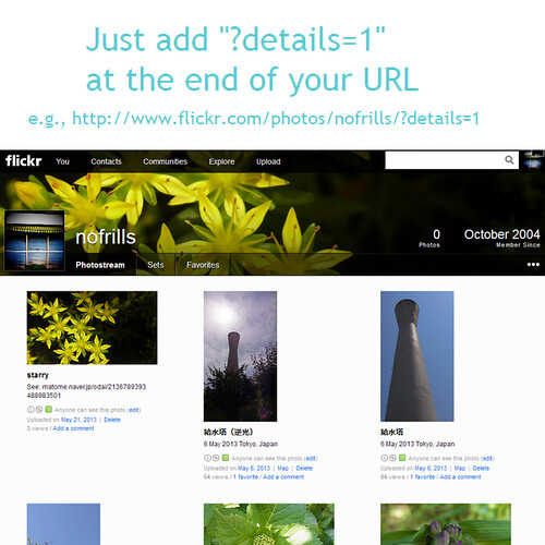 Would like the "classic" flickr look?
