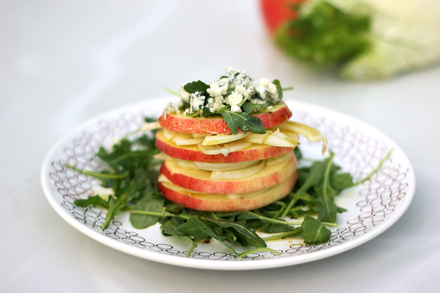 Apple Fennel Salad Stack - Gluten-free w/ Vegan Option